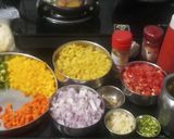 A picture of step 1 of Vegetable Macaroni.