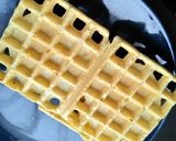 Une image de l'étape 1 de Gaufre salée et farandole de légumes.