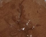 A picture of step 4 of Basic chocolate sponge.