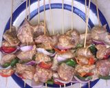 A picture of step 2 of Chicken kebab.