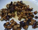 Foto del paso 2 de la receta: Fideos integrales con berenjena, cherry, roquefort