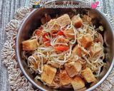 Foto langkah ke 7 dari resep Tumis kecambah tempe gembos.