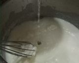 A picture of step 4 of Pasta with white sauce.