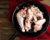 A picture of step 9 of Honey Rosemary chicken.