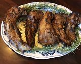 A picture of step 3 of California Farm Tomahawk Lamb Chops.