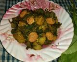 মূলো- পালং- বড়ি ঘন্ট (mulo palang bori ghonto recipe in Bengali) রেসিপি ধাপ - 6 ছবি