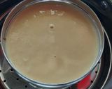 A picture of step 7 of Eggless Caramel Mango Pudding,Steamed, no bakeMango Pudding.