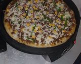 A picture of step 6 of Mince meat Pizza.