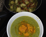 Foto del paso 5 de la receta: Judías con patata y pétalos de lirio. Pon flores en tu boca👄