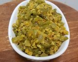 A picture of step 6 of Snake gourd poriyal fry.