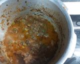 A picture of step 2 of Mutton spinach.