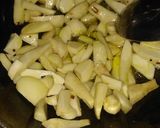 A picture of step 2 of Arbi Curry (Taro Root Curry).