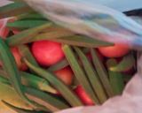 A picture of step 1 of Bhindi fry.