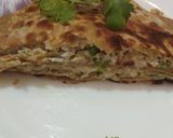 A picture of step 2 of Egg stuffed paratha.