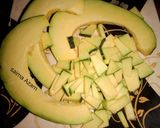 A picture of step 1 of Pumpkin sabzi😋.