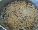 Foto del paso 5 de la receta: Pasta con panceta ahumada y champiñones
