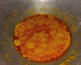 A picture of step 5 of Capsicum and Corn ki sabzi.
