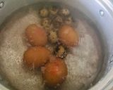 Hình bước làm 1 của món Lòng đào bọc thịt