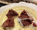 Foto del paso 15 de la receta: Pastel de Navidad con nata, chocolate y cerezas confitadas “sin gluten”