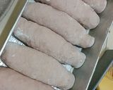 Foto langkah ke 4 dari resep Roti Sisir Ubi Ungu Tanpa Ulen.