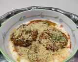 A picture of step 7 of Rajma tikki chaat.