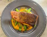 Cara Membuat Grilled Salmon with Pumpkin and Vegetable 8