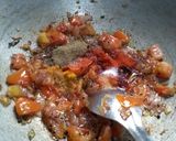 A picture of step 3 of Sprouted Peas Curry.