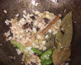 A picture of step 5 of Oyster Mushroom Biriyani.