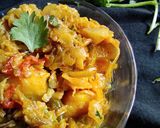 নিরামিষ বাঁধাকপির ঘন্ট(niramish bandhakopir ghonto recipe in Bengali) রেসিপির ধাপ 8 ছবি
