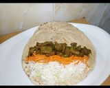 A picture of step 3 of Shawarma.