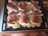Muslos de Pollo al Horno con patatas