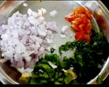 A picture of step 2 of Cheese Egg Veggies Scrambled.