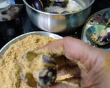 A picture of step 4 of Brinjal(small) fry.