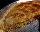 Foto del paso 4 de la receta: Tarta de pollo, queso, cebolla y choclo...😊😊