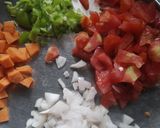 A picture of step 2 of Italian Upma- a tasty veggie blast.