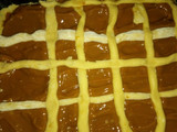 Pasta frola de dulce de leche