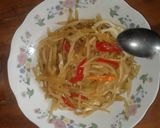 Foto langkah ke 8 dari resep Tumis pepaya muda dan kol.