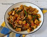 Foto langkah ke 6 dari resep Tumis Tauco Tahu Tongkol.