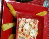 Foto del paso 1 de la receta: Ceviche mixto de salmon y camarones