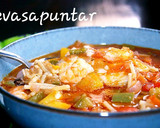 Foto del paso 1 de la receta: Fideos con bacalao y langostinos 🍅🦐🐟 🌻 🌶