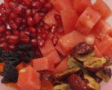 Gambar langkah 1 resipi Yogurt Red Fruity.