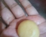 A picture of step 5 of Egg Coin Cookie.