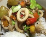 Foto langkah ke 4 dari resep Oseng Cumi Cabe Pantai Depok.