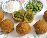A picture of step 19 of Aloo Matar Sabudana Vada.