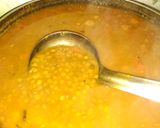 A picture of step 5 of Lentil dal.
