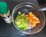 A picture of step 2 of Orange avocado salad.
