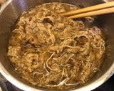 Hình bước làm 3 của món Cơm bò Gyudon (bò xào hành tây kiểu Nhật)
