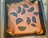 A picture of step 6 of Oreo brownie.