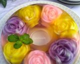 Foto langkah ke 5 dari resep (2.21) Puding Kaca Bunga.
