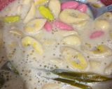 Gambar langkah 3 resipi Pengat Pisang Butir Nangka.